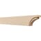 Ekena Millwork 4in. W x 6in. H x 36in. L Rivera Woodgrain TimberThane Rafter Tail, Primed Tan RFTUR04X06X36RIVRCPR - alternate 1
